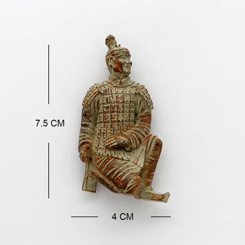 3d Šaldytuvas Magnetas Hufu Suvenyrų Kolekcija Xi ' an Shaanxi Surinkimo Dovana Terakotos Karių Čin Dinastija Senovės Kinijoje Suvenyrai Nuotrauka 3