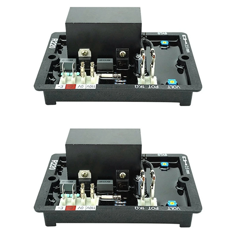 2X AVR R220 generavimo prietaisas Atsarginės Dalys, Automatinis Įtampos Reguliatorius Už Brushless Generatorius Nuotrauka 0
