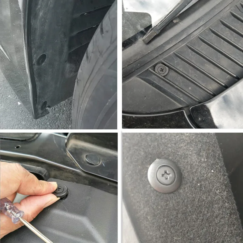 50pcs 8mm Automobilio Duris Bamperio Dangtelio Tvirtinimo detalės Užtrauktuku Įrašą Kniedės už Suzuki Swift 