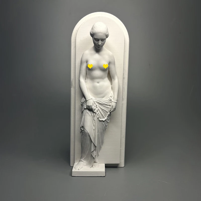vergas mergina Muziejus replika high-end pav skulptūros meno darbastalio apdaila, difuzorius akmens namų puošybai gimtadienio dovana Nuotrauka 0