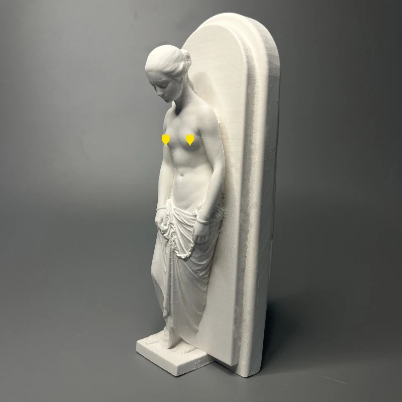 vergas mergina Muziejus replika high-end pav skulptūros meno darbastalio apdaila, difuzorius akmens namų puošybai gimtadienio dovana Nuotrauka 1