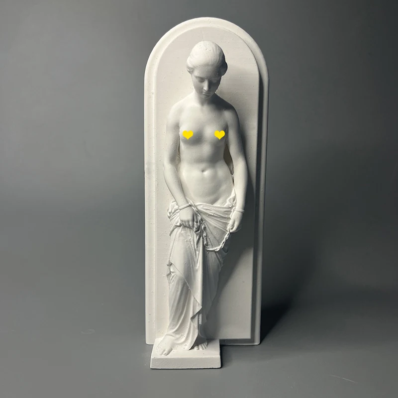 vergas mergina Muziejus replika high-end pav skulptūros meno darbastalio apdaila, difuzorius akmens namų puošybai gimtadienio dovana Nuotrauka 2