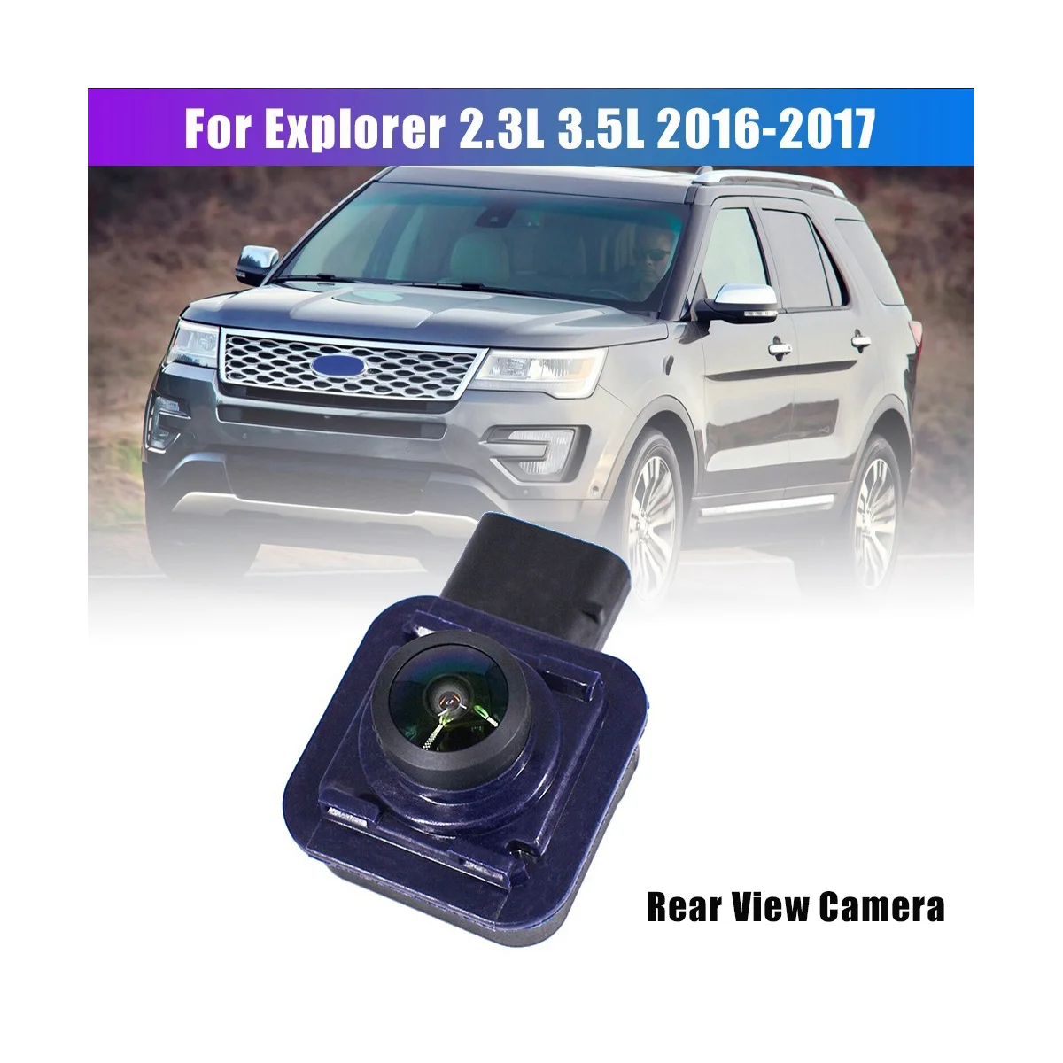 GB5T-19G490-AB Naujas Galinio vaizdo Kamera, Atbulinės Kamera Stovėjimo Padėti Atsarginę Kamerą Ford Explorer 2016-2019 Nuotrauka 4