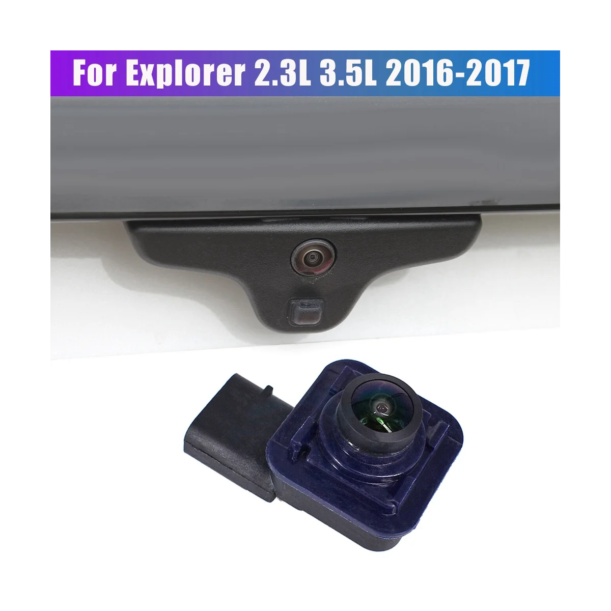 GB5T-19G490-AB Naujas Galinio vaizdo Kamera, Atbulinės Kamera Stovėjimo Padėti Atsarginę Kamerą Ford Explorer 2016-2019 Nuotrauka 5