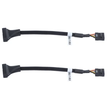 3Pcs 15Cm USB 3.0-20 Pin Header Male Į USB 2.0 9 Pin Female Adapter Cable