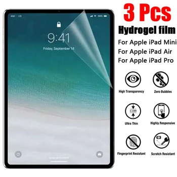 3Pcs Popieriaus Filmas Kaip Screen Protector For Apple iPad 10 2022 9 8 7 Oro 5 4 3 Mini 6 5 4 Pro 12.9 11 10.9 10.5 10.2 9.7 PET Plėvelė
