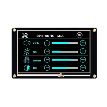 4,3 Colių LCD Paspauskite Ekrano Nextion NX4827K043 Patobulintas Žmogaus-Mašinos Sąsajos HMI anglų Branduolio Modulis