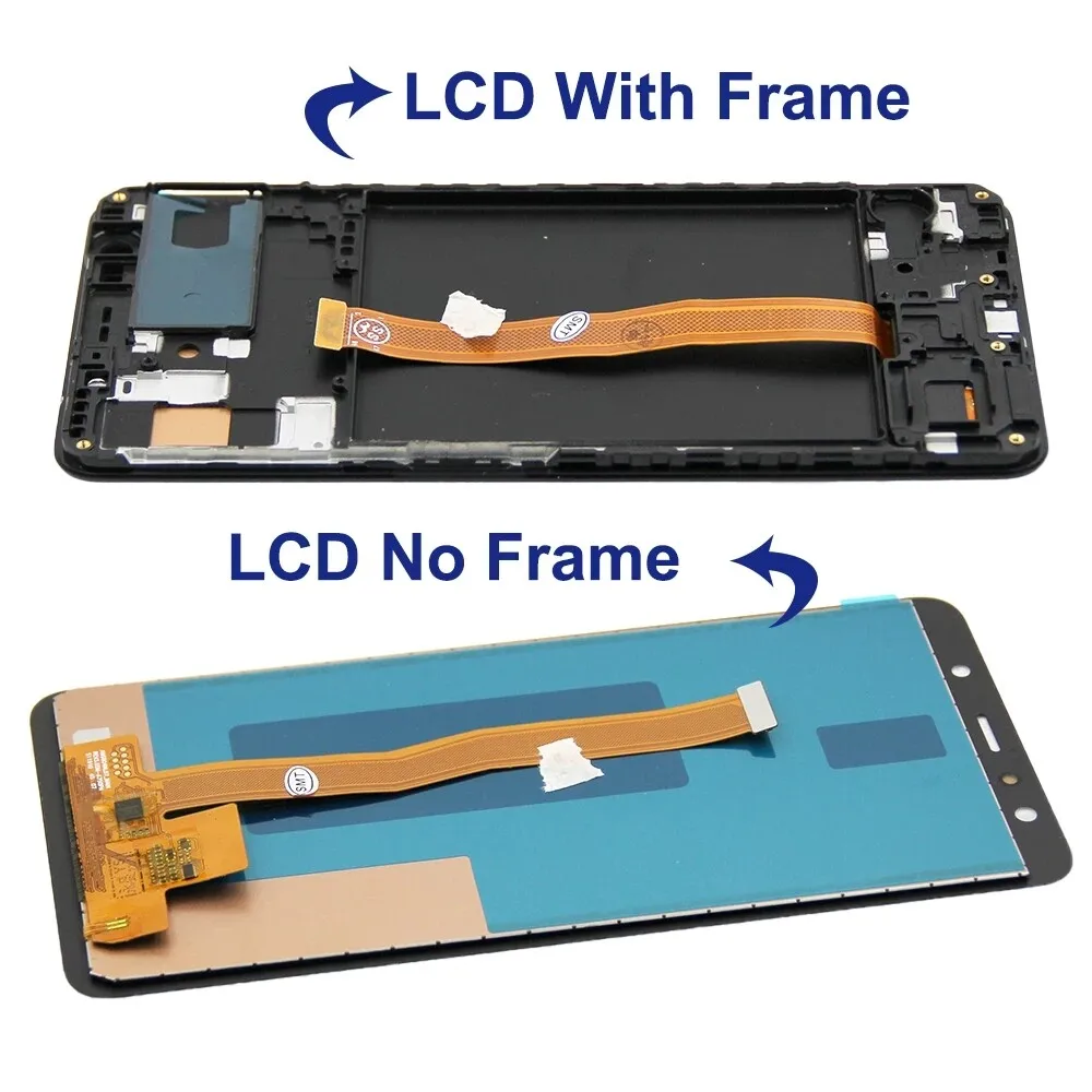 QD 6.5 Colių LCD Samsung A50 AMOLED / OLED / TFT,Ekranas Jutiklinis Ekranas skaitmeninis keitiklis Pakeitimas Kokybės SM-A505F Ekranas Nuotrauka 1