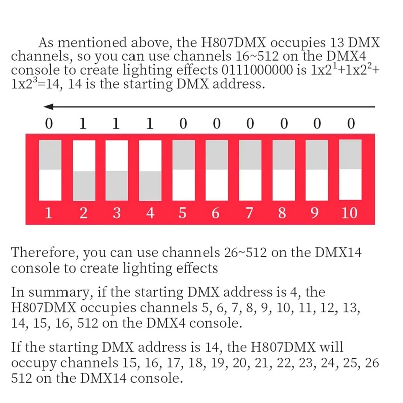 DMX512 H807 RGB LED Valdiklis DMX WS2811 WS2812B WS2813 WS2815 Pikselių Led Juostos Valdiklis DMX Scenos Šviesos 1024Pixels Patvarus Nuotrauka 1