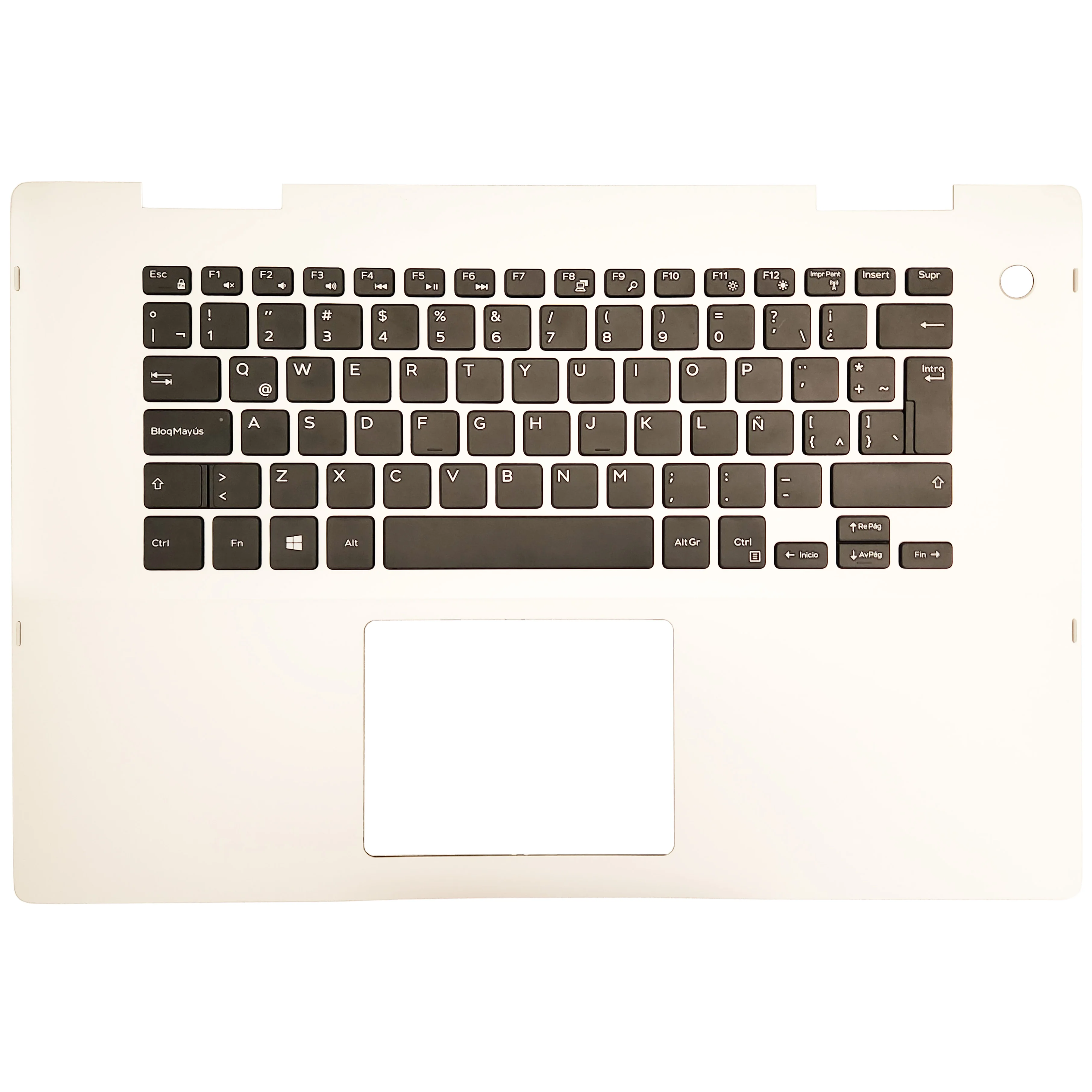 Originalus Laptopo JAV CA lotynų Klaviatūra DELL Inspiron 15-5000 5581 5582 0F046K Palmrest Viršutinės Sąsiuvinis Top Padengti Būsto Nuotrauka 2