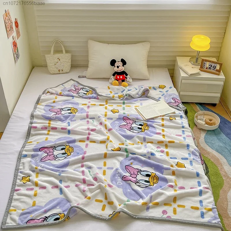 Disney Mickey Anime Namų Antklodė Minkštas Pliušinis Nešiojamų Office Antklodė Pietų Pertrauka Antklodė Baby Estetinės Animacinių Filmų Antklodė Nuotrauka 2