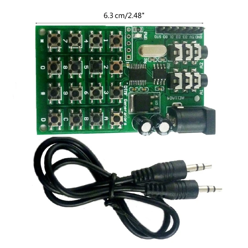 ADWE DTMF AudioGenerator Modulis Balso Koduotuvai, Duals Tonų Siųstuvas Multi-Mygtukas Nuotrauka 5