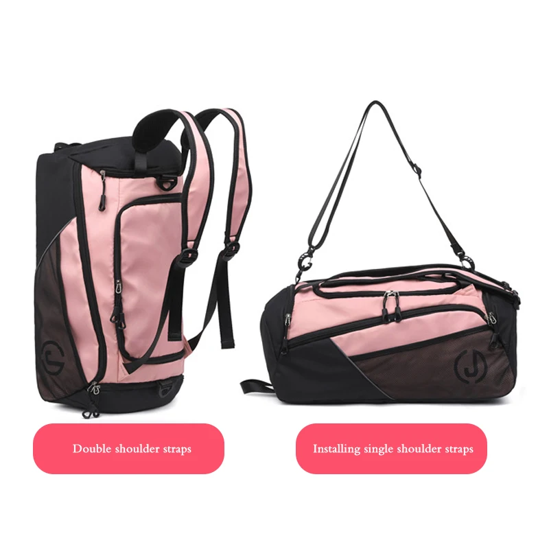 Fitneso maišą sauso ir šlapio atskyrimo mokymo sporto kuprinės nešiojamųjų verslo kelionės bagažo, kelionės krepšys didelės talpos baseinas Nuotrauka 2