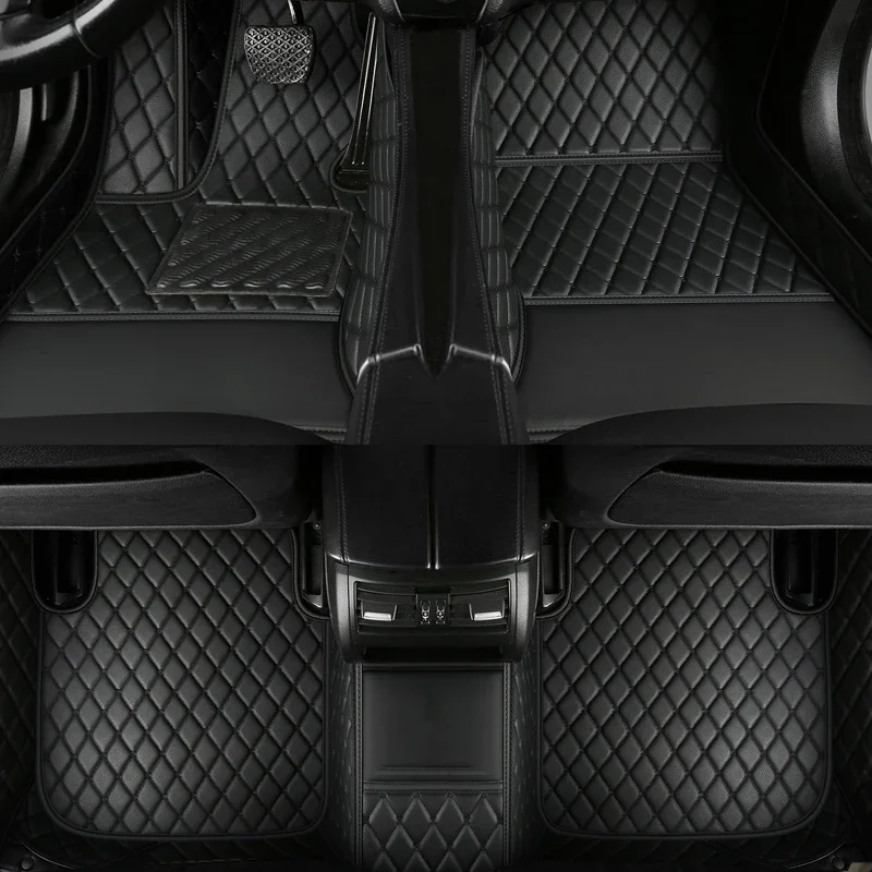 Individualizuotos Automobilių Grindų Kilimėliai Fiat 500 500X 2011-2012 Metų Dirbtine Oda 100% Tinka Interjero Detalės Automobilis Priedai Nuotrauka 2
