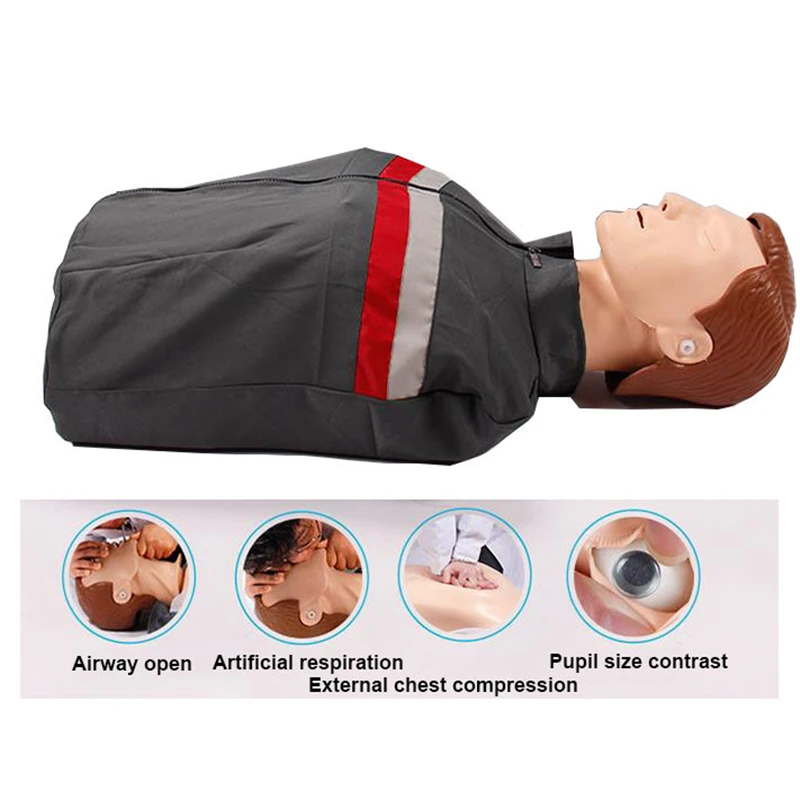 70x22x34cm Krūtinė CPR Mokymo Manikin Profesinės Slaugos Mokymo Manekenas Medicininio Modelio Žmogaus Pirmosios Pagalbos Mokymo Modelis Naujas Nuotrauka 0