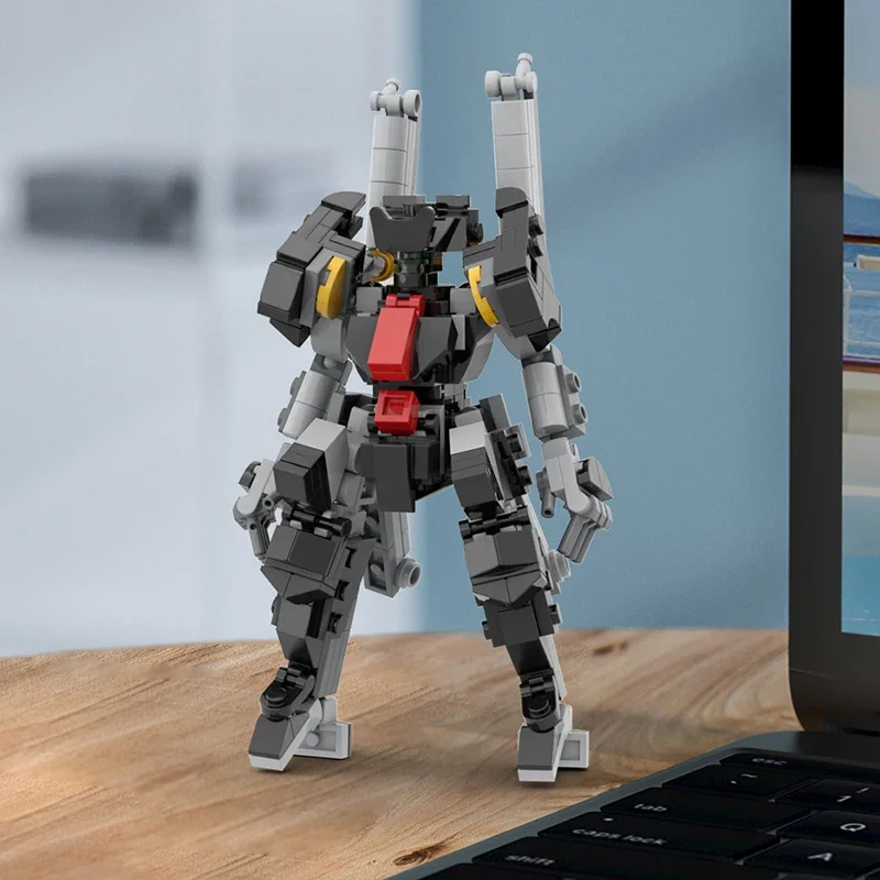 Nauja Juoda Žuvėdra Mech Sci-fi Pobūdžio Robotas Kariai Modelis Mūšis Mech Mechaninė Plytų Vaikams, Gimtadienis, Kalėdos Dovanas Nuotrauka 0