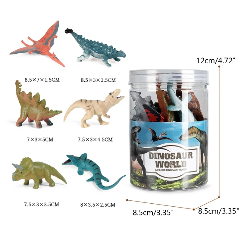 Mini Dinozaurų Modelis Mažų Modeliavimas Gyvūnų Duomenys Vaikams už Berniukas Dovanų .Dropship Nuotrauka 5