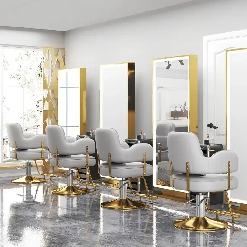Šiuolaikinės Plaukų Salonas, Kirpykla Kėdės Europos Stilius, Plaukų Kirpimo Kėdė, Persirengimo Kambarys Atgal Fotelis Recliner Cabeceros Baldai Nuotrauka 4