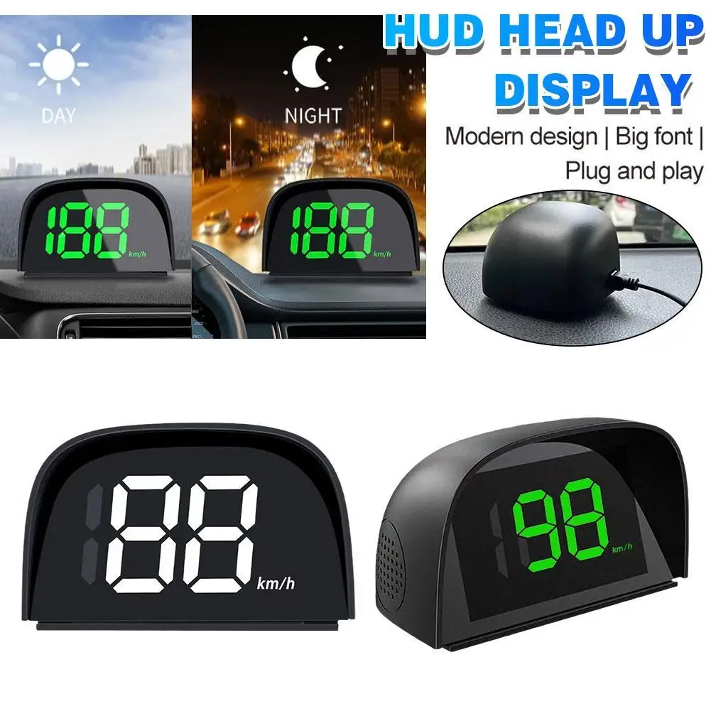 Naujų Automobilių Bendrojo HUD Head Up Display GPS BeiDou Realaus laiko Ekranas tarpvalstybinių KM/H Automobilio Elektronikos Priedai Nuotrauka 0