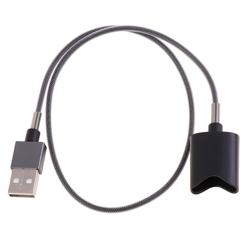 USB Sąsaja Įkrovimo Kabelį, Magnetinio Įkroviklio Laidą Universalaus Dizaino 45cm (Juoda USB-A) Nuotrauka 0