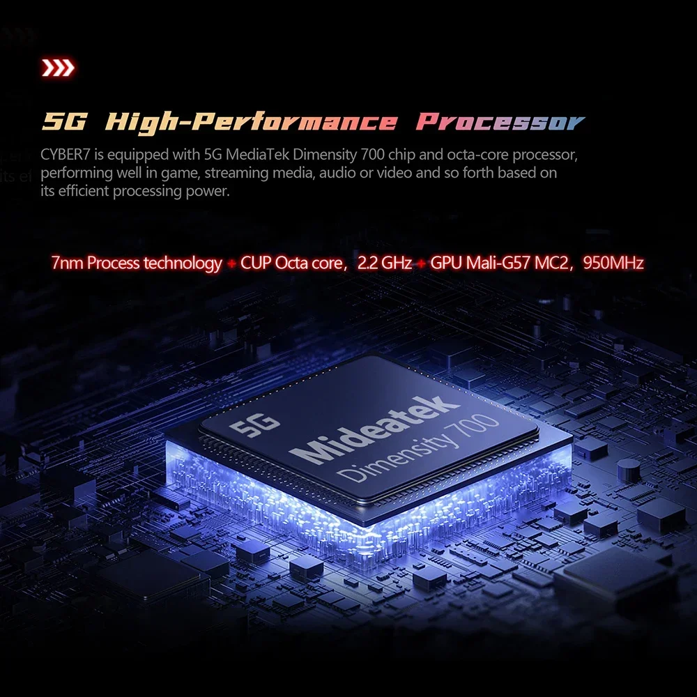 Hotwav Cyber 7 Vandeniui Patikima išmaniųjų telefonų 6.3 Colių FHD Octa Core 8GB+128GB 5G 