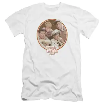 Andy Griffith Boys Club - Vyrų Premium Slim Fit Marškinėliai
