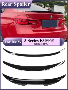 Anglies Pluošto Galinis Bamperis Lūpų Kamieno Spoileris MP M4 PSM Stiliaus Blizgus Juodas Sparnas Splitter BMW 3 Series F30 F31 F35 2012-2019