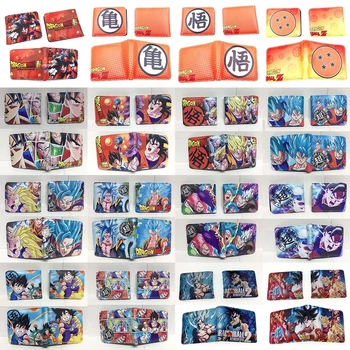 Animacinių filmų Dragon Ball Rankinėje Anime PU Odos Piniginė su Moneta Kišenėje Kortelės Turėtojas Maišeliai Vaikas, Paauglys Vyrai Moterys Trumpas Piniginės