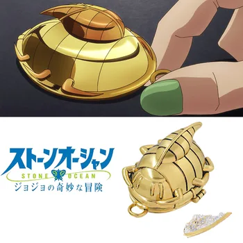 Anime JoJo Keistų Nuotykių Akmens Vandenyno Jolyne Cujoh Bettle Rodyklių Amuletas Openable Pakabukas Cosplay Prop
