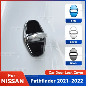 Auto, Automobilių Durų spynos Apsaugoti Padengti Emblemų Atveju Nerūdijančio Plieno Apdaila NISSAN Pathfinder 2021 2022 Apsaugos Priedai