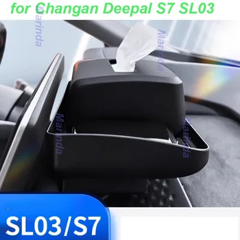 Automobilių Audinių Dėžės Už Ekrano Changan Deepal S7 SL03 Už Centrinės Konsolės Turėtojas Audinių talpinimo Interjero Priedai