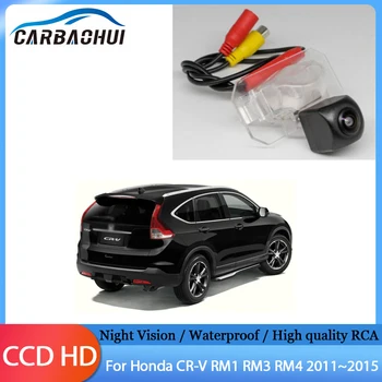Automobilių CCD HD Naktinio Matymo Atsarginės Galinio vaizdo Kameros Vandeniui atspari Aukštos kokybės RCA Stovėjimo Honda CR-V RM1 RM3 RM4 2011~2015 m.
