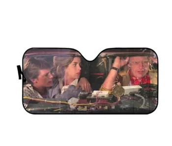 Automobilių Stiklų Skėtį Nuo Saulės Atgal Į Ateitį Marty McFly