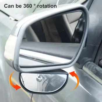 Automobilių Veidrodėliai Platus Kampas 360 Laipsnių Reguliuojamas ABS Automobilio galinio vaizdo Veidrodėlis Parkavimo Pagalbinių Įtaisų Transporto priemonės