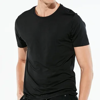 B1418 Marškinėliai Quick Dry Sporto Vyrų Laisvalaikio Juodos spalvos trumpomis Rankovėmis, Atsitiktinis Ledo Šilko marškinėliai Kieto Laisvi O-kaklo