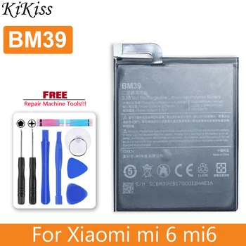 Baterija BM39 Už Xiaomi Xiao Mi 6 Mi6 Baterija 3250mAh BM 39 BM-39 su Kelio Kodas