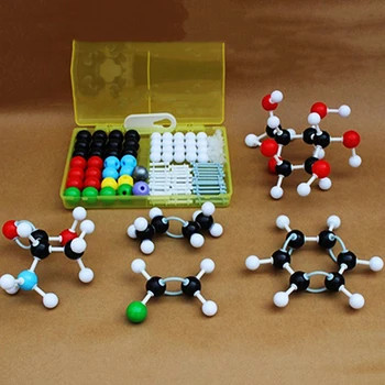 Cheminė Molekulinė Modelio Rinkinio Organinės, Neorganinės Chemijos Molekulių 50 Atomo Struktūrą, Nustatyti Gamtos Mokslų Mokymo Eksperimentas