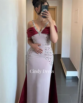 Cindy Undinė Baigimo Suknelės Prom Moterų vakarinę Suknelę Šalies Vakarą Elegantiška Prabanga Įžymybė Prabangus Spalvų