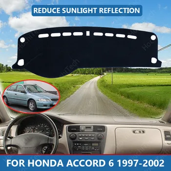 Dešinėje pusėje Didelis Poliesterio Pluošto Anti-UV Automobilio prietaisų Skydelio Dangtelį Kilimėlis Honda Accord 6 1997-2002 Dangtis