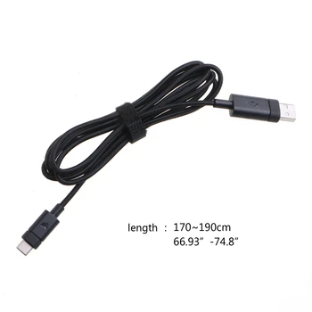 Dropship 1.7 m USB Įkrovimo Kabelis PVC Eilutės Pakeitimo Vielos Corsair K63 K65Mini K70TKL Klaviatūros ，TAMSIAI RGB Pelės