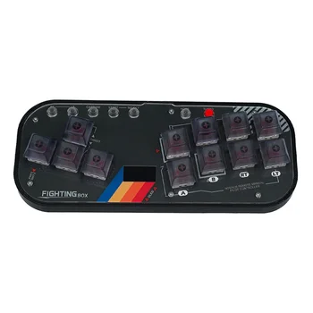 FightingBox Mini HitBox Valdytojas SOCD Arcade Stick Klaviatūros RGB Vyšnių Jungiklis PC 