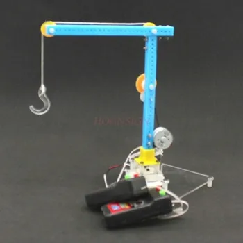 fizinio eksperimento Krano mokslo eksperimentas, pradinių ir vidurinių mokyklų moksleivių rankų darbo technologijos gizmo modelis žaislas 