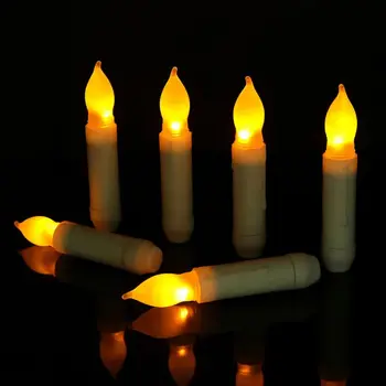 Flameless LED Žvakių Mirgėjimas Arbata Šviesos baterijomis, Vestuves Dekoras