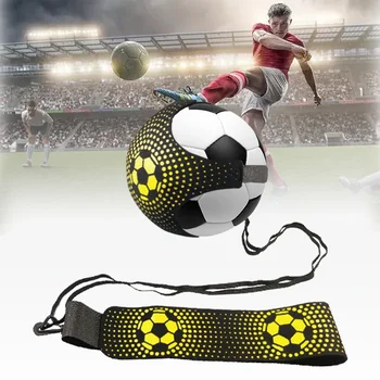 Futbolas Kick Mesti Solo Praktika Mokymo Pagalbos Kontrolės Įgūdžius Reguliuojamas Juosmens Diržas futbolo mokymo įrangos priedai