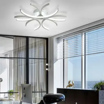 Ganeed Modernios LED Lubų Šviesos Nuotolinio Valdymo Pritemdomi Kūrybos LED Juostos Lempos Biuro, Miegamojo, Valgomojo Kambarį, Namų Virtuvė