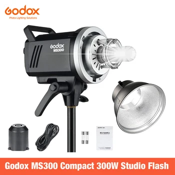 Godox MS300 Kompaktiškas Studio Flash 300W 2.4 G Bevielio Monolight su Bowens Mount 2.4 G Bevielio X Sistemos GN58 5600K