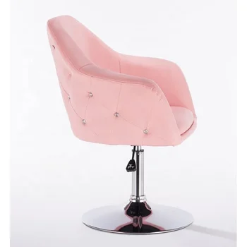 Grožio salonas rožinė stiliaus kėdės