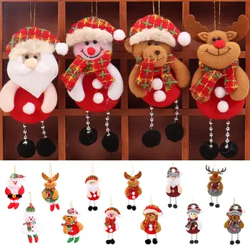 Kalėdų Pliušinis Lėlės, Papuošalai Santa Claus ir Kalėdų Medis Kalėdos Patalpų Namuose Šalis Švenčių Šalis Naujųjų Metų Kabo Dekoro G V7W9