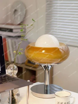 Kiaušinių Pyragas Grindų Lempos Miegamasis Vidurio-Senovės Staliukas Lempos Kambarį Tyrimas Nostalgišką Retro Lempos