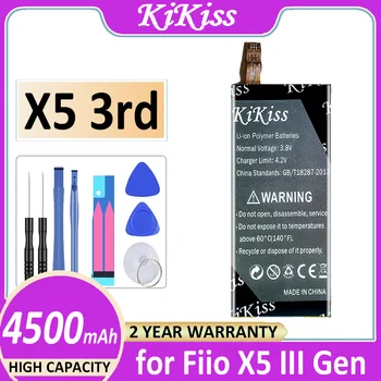 KiKiss Baterija X5 3 d. (644690) 4500mAh už Fiio X5 III Gen 3 Gen3 Žaidėjas Bateria
